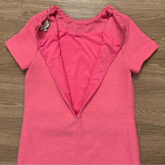 Tuckernuck Jackie Tweed Dress Hot Pink Size M - Picture 15 of 16